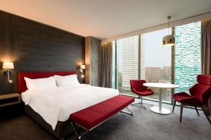 Katil atau katil-katil dalam bilik di Radisson Blu Hotel, Birmingham