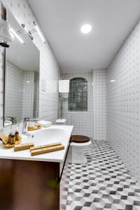 Ένα μπάνιο στο Mukhrantubani Boutique Hotel