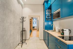 Kuchyňa alebo kuchynka v ubytovaní ZEUS Design Apartments - Reumannplatz