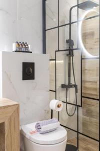 Et badeværelse på Stipa luxury apartment