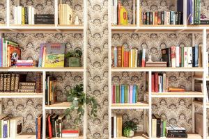 The library in Az apartmant