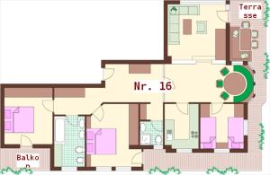 Pelan lantai bagi Ferienhaus Schiwiese mit freiem Eintritt in die Alpentherme & freie Nutzung der Gasteiner Bergbahnen im Sommer 2025