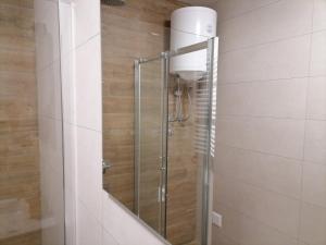 Koupelna v ubytování Apartman Pahuljica Tara
