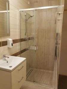 Koupelna v ubytování Hostel Mleczna - Metro Zacisze