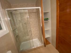 A bathroom at Vilamarlux VI