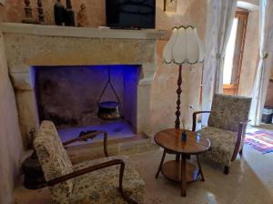 Posezení v ubytování B&B ME Palace