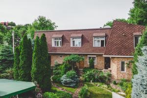 Taman di luar Апартаменты в гостевом домике