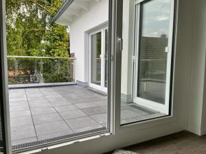 Balkón nebo terasa v ubytování Lux Apartmant 2 Westerstede