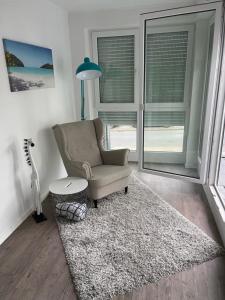 Posezení v ubytování Lux Apartmant 2 Westerstede