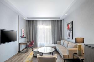 A television and/or entertainment centre at Radisson RED Chandigarh Mohali