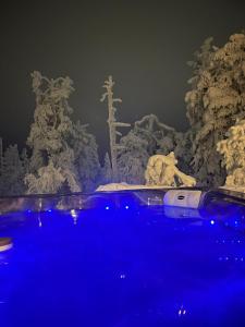 Бассейн в Villa Utsuntuisku или поблизости