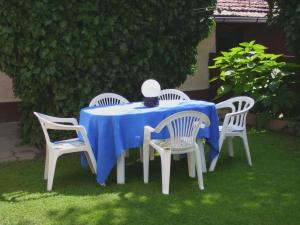 A garden outside Csányi vendégház
