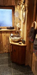 Kamar mandi di Superior Suite Bergparadies Sauna - barrierfree