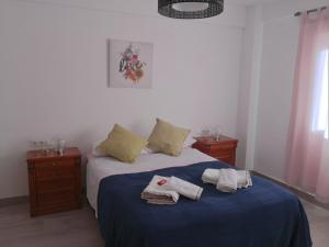 Posteľ alebo postele v izbe v ubytovaní confortable y luminoso piso 5 camas