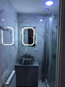 Koupelna v ubytování New Gudauri Twins