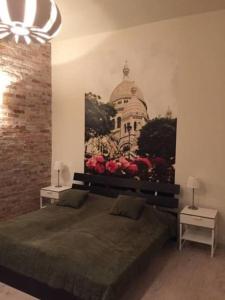 Posteľ alebo postele v izbe v ubytovaní Trendy home near BASILICA with AC