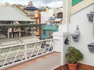 Balkón alebo terasa v ubytovaní La Terraza de Salomon ApartamentosMalagaManagement