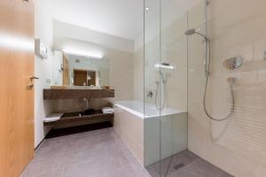 Kúpeľňa v ubytovaní Schneeglöckle Appartements
