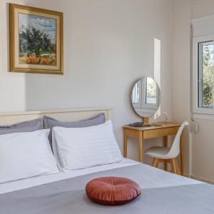 Ένα ή περισσότερα κρεβάτια σε δωμάτιο στο 4 Seasons villa-Sea view
