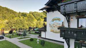 Zahrada ubytování Brandeberg Pension & Restaurant