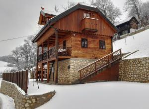 Vila Trnoružica v zime