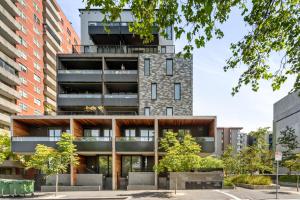 O edifício em que o apartamento se localiza