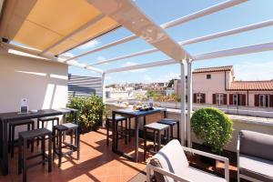 Balkón nebo terasa v ubytování Rome Times Hotel