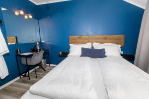 Krevet ili kreveti u jedinici u okviru objekta Hotel North