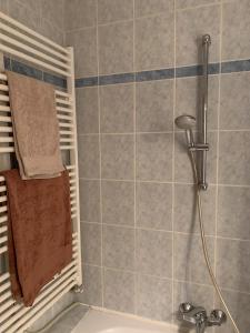 Kúpeľňa v ubytovaní Šarmantni apartman Malecka 2 + 11 fotografií