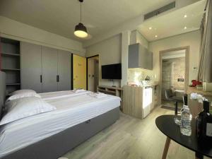 Posteľ alebo postele v izbe v ubytovaní WUKELA APARTMENTS