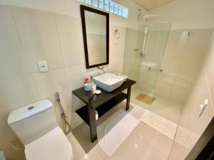 Koupelna v ubytování Mangueira Boutique Hotel Moreré