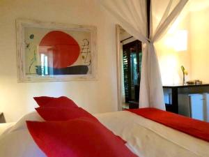 Postel nebo postele na pokoji v ubytování Mangueira Boutique Hotel Moreré