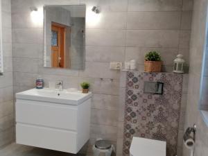 Kúpeľňa v ubytovaní Apartament Rojka
