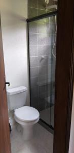 A bathroom at Fazenda Piloes