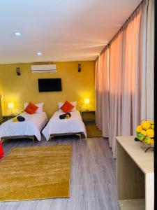 Postel nebo postele na pokoji v ubytování Villa Kesh Evasion Marrakech