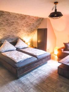 Posezení v ubytování Rheinterrasse Wohnung 3