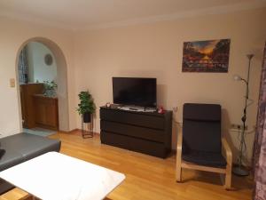 Telewizja i/lub zestaw kina domowego w obiekcie Haus Moser