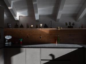Virtuvė arba virtuvėlė apgyvendinimo įstaigoje Hérisson
