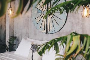 Postel nebo postele na pokoji v ubytování Morena Boutique Hotel Weligama