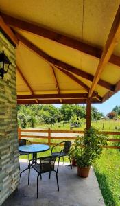 Zahrada ubytování Cabañas Las Araucarias