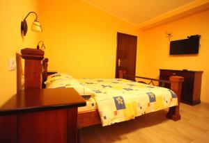 Krevet ili kreveti u jedinici u okviru objekta Hotel Laguna