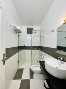 Koupelna v ubytování Dalat Eco Hotel