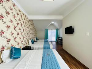 TV a/nebo společenská místnost v ubytování Dalat Eco Hotel