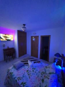 Łóżko lub łóżka w pokoju w obiekcie Pension A Barca