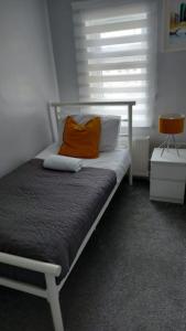 Un pat sau paturi într-o cameră la White Shelf West Dartford