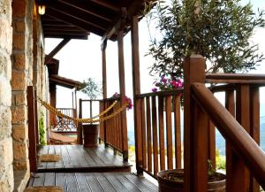 Balkón alebo terasa v ubytovaní Nymfes Guesthouse