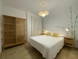 Postel nebo postele na pokoji v ubytování Vivienda vacacional sur de europa b 3 5