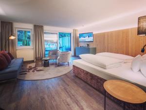 Postel nebo postele na pokoji v ubytování Hotel Malerhaus