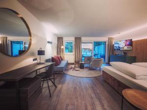 Postel nebo postele na pokoji v ubytování Hotel Malerhaus