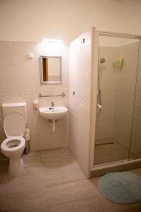 A bathroom at V8-Kelemen Panzió